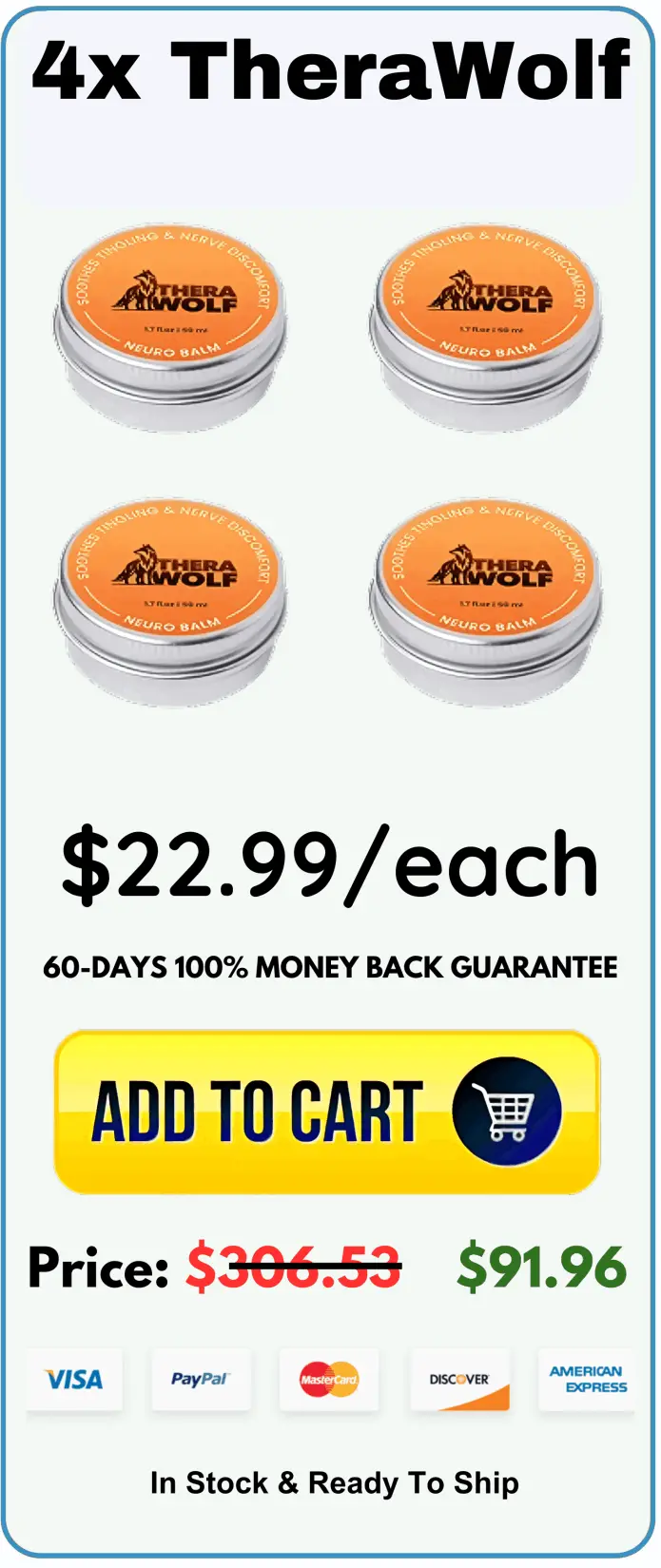 TheraWolf Neuro Balm package offer price